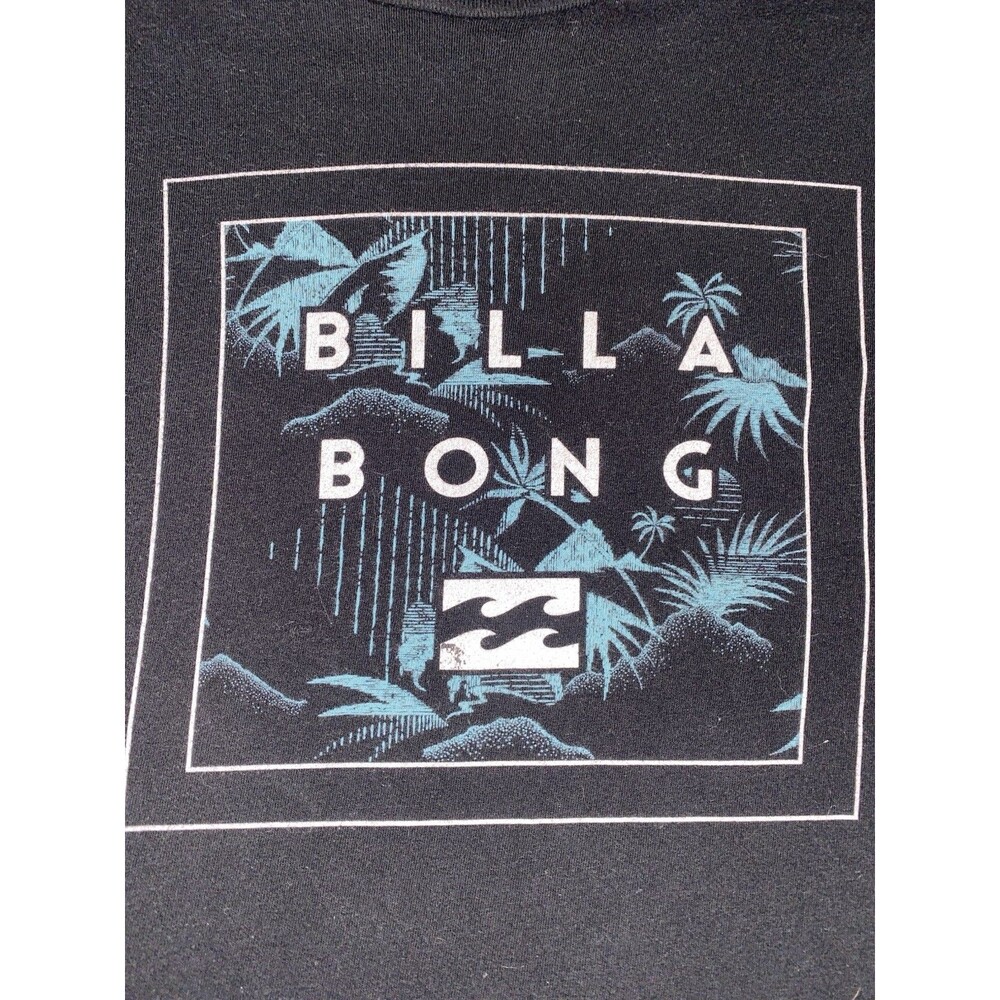 Billabong Premium Men's‎ Black T-Shirt Size Small 100% Cotton